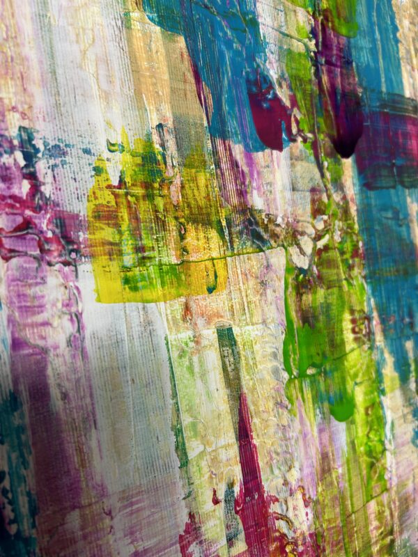 Gemälde - Bunt 50x150cm – Bild 2