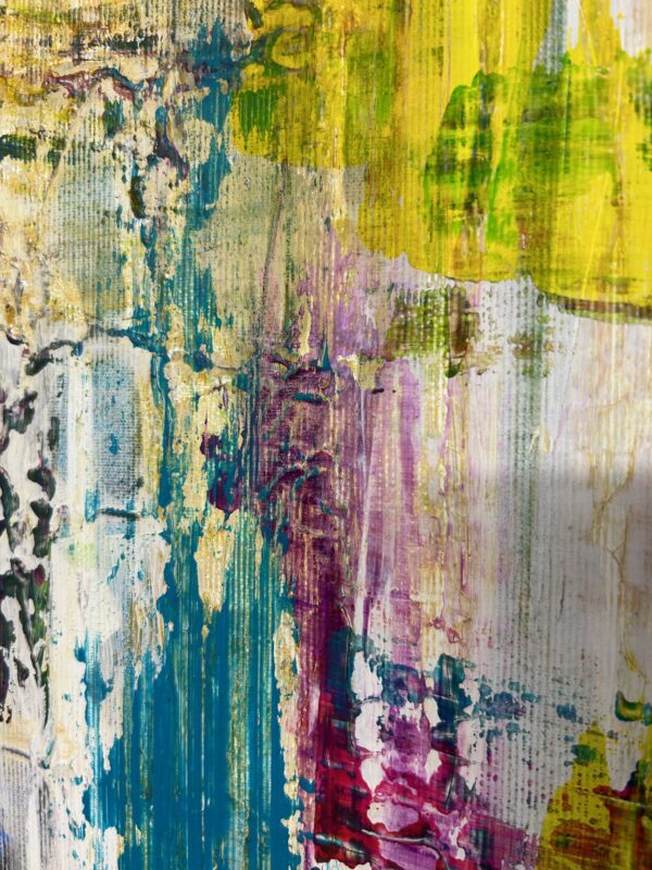 Gemälde - Bunt 50x150cm – Bild 4