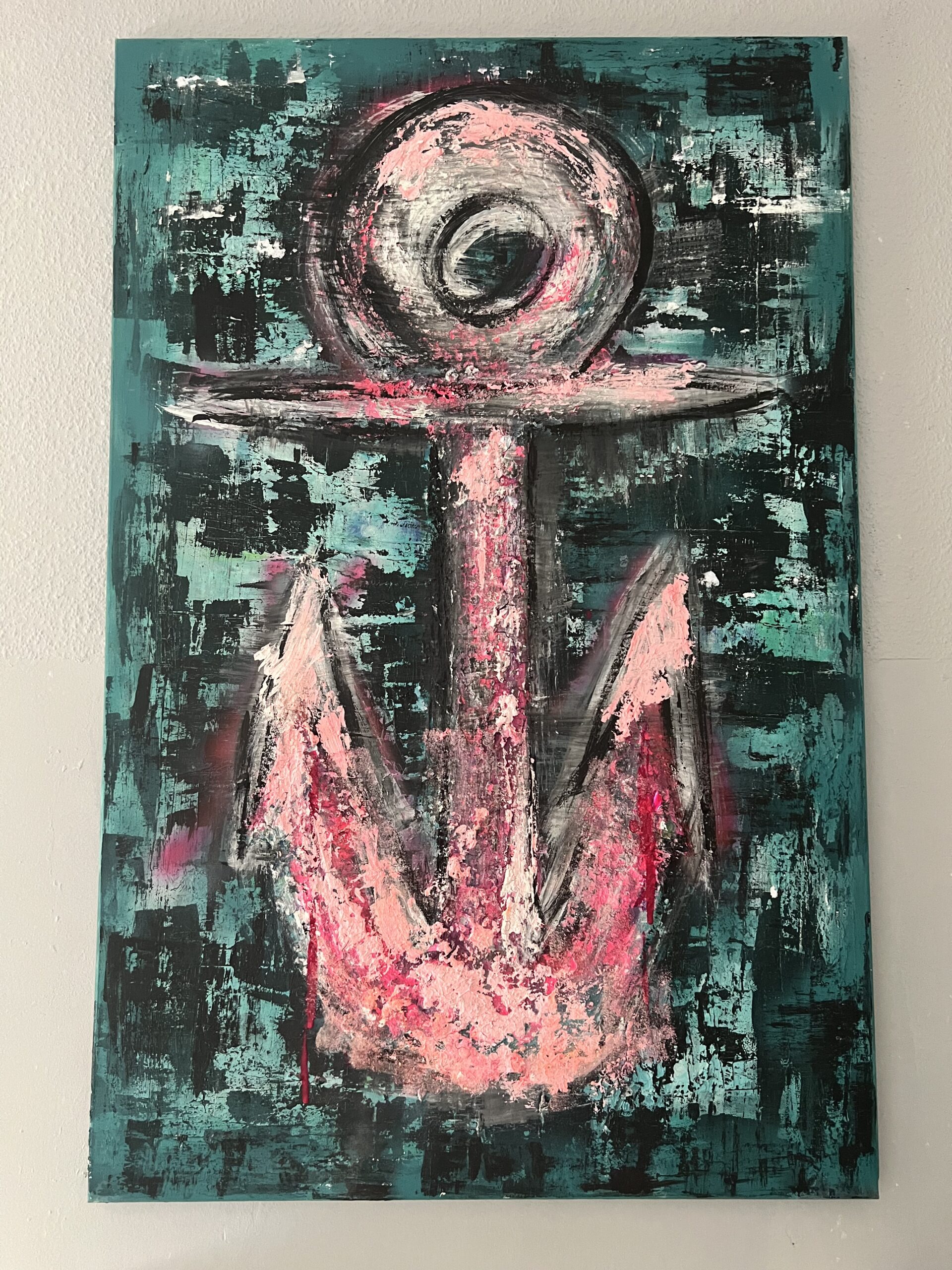 Gemälde - Anker 75x116cm
